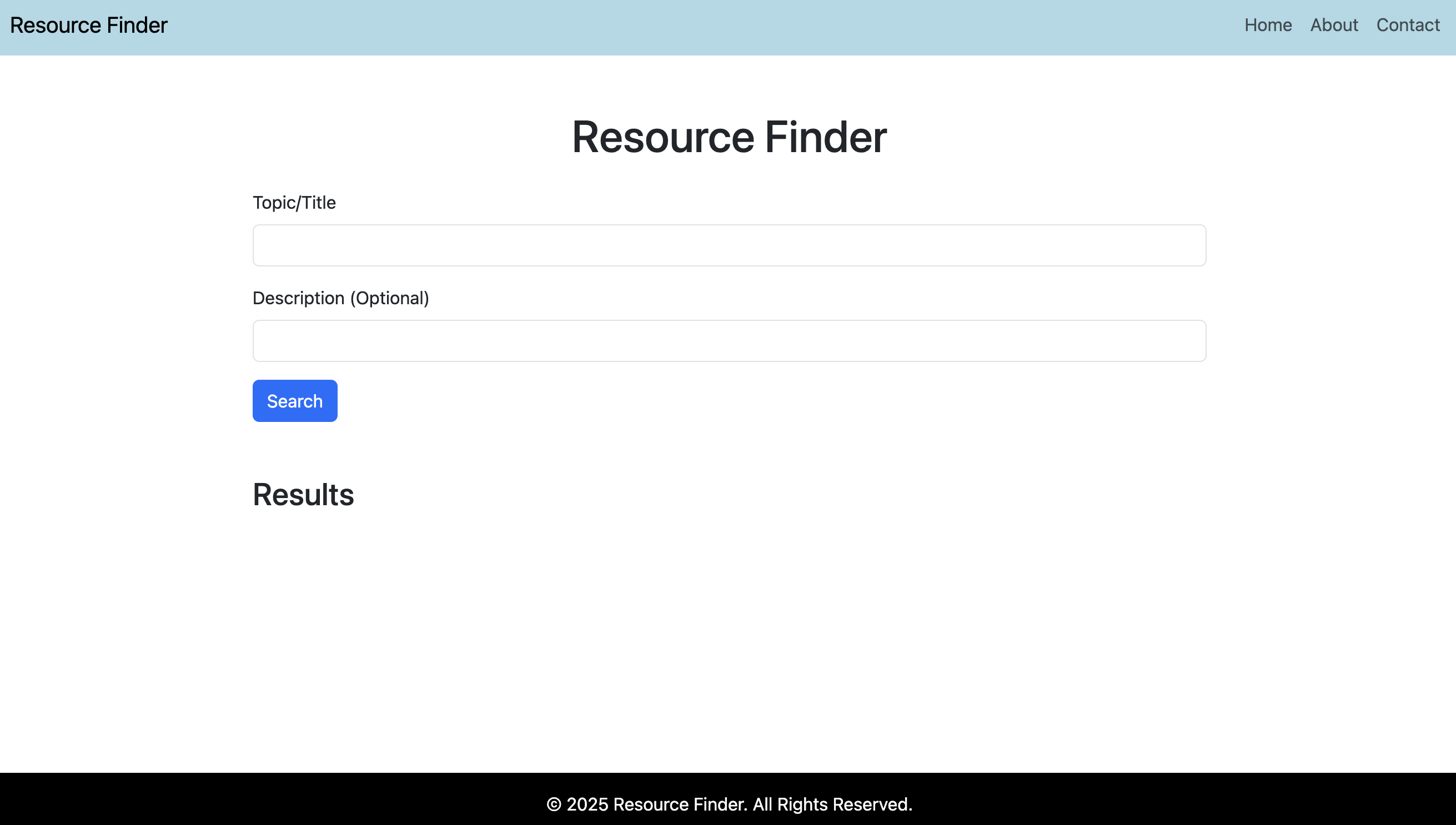 Resource Finder App